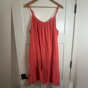 Knee Length Waffle Dress